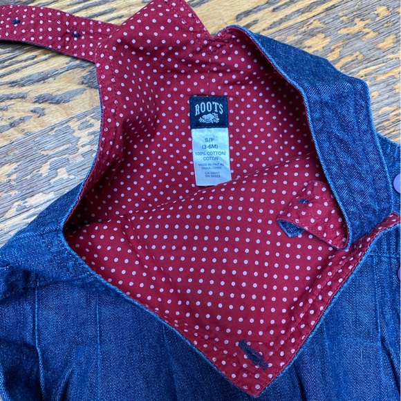 Roots Jean Jumper with Gap sweet long sleeve onsie - Picture 3 of 6